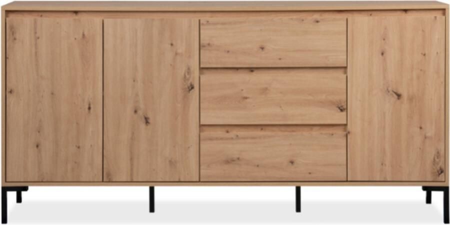 Trendmeubel Trendmeuebl- Dressoir Korina 178 cm-artisanale eik