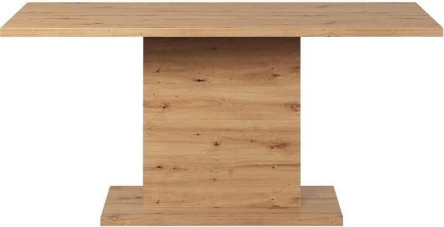 TRENDS INTERNATIONAL FOLLOW eettafel voor 6 personen Artisanaal eiken melamine L160 x D80 x H76 cm TRENDTEAM