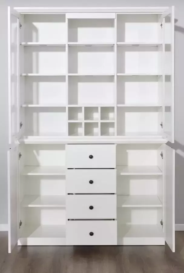 Trendteam Buffetkast Brandson Baxter 120 x 41 x 194 cm Wit