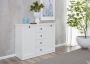 Trendteam smart living trendteam woonkamer dressoir dressoirkast woonkamerkast Baxter 119 x 88 x 41 cm in wit decor in landelijke stijl - Thumbnail 1