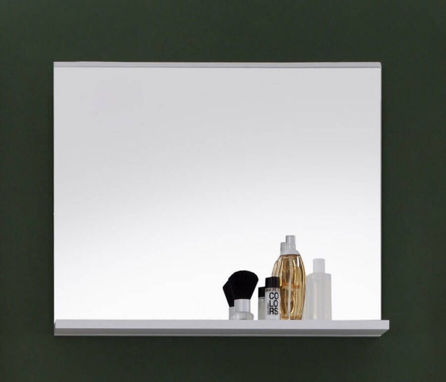 Trendteam smart living 1280-401-01 Badkamer wandspiegel Mezzo 60 x 50 x 10 cm in wit met plank