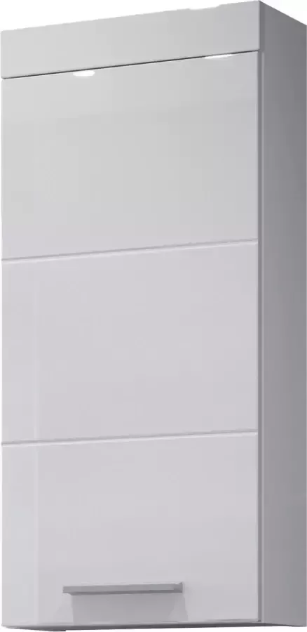 trendteam smart living badkamer wandkast Devon 35 x 75 x 16 cm wit hoogglans wit met veel opbergruimte