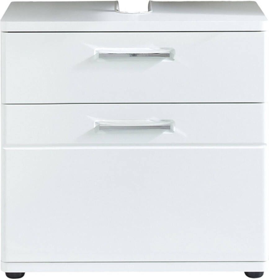 Trendteam smart living badkamermeubel Monte 60 x 58 x 38 cm front: grijs mat romp: grijs melamine met veel opbergruimte - Foto 2