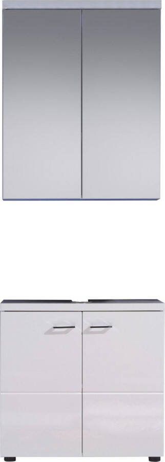 Trendteam smart living Badmeubelcombinatie Nightlife wit hoogglans 2-delig 65 x 185 cm - Foto 9