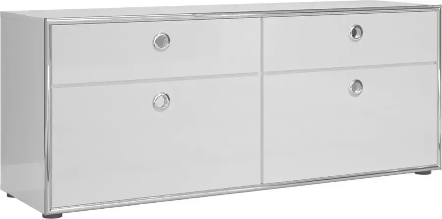 Trendteam smart living Infinity lowboard hoogglans wit gelakt 147 x 60 x 42 cm