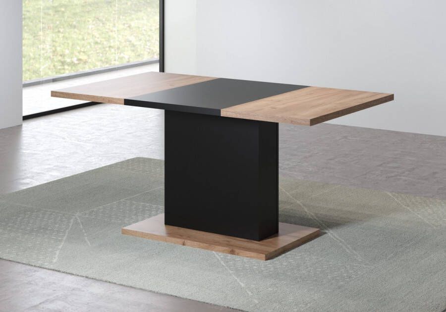 Trendteam smart living Kendo tafel houtmateriaal bruin zwart normaal - Foto 2