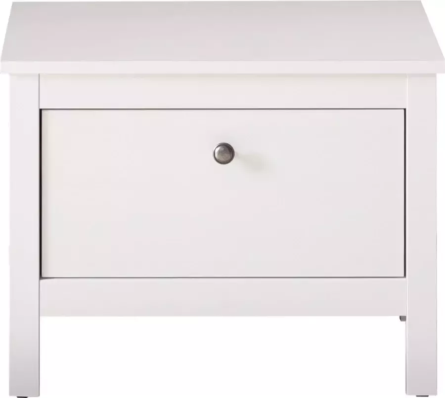 Trendteam smart living Garderobe zitbank kast schoenenkast Ole 55 x 45 x 35 cm in wit met veel opbergruimte