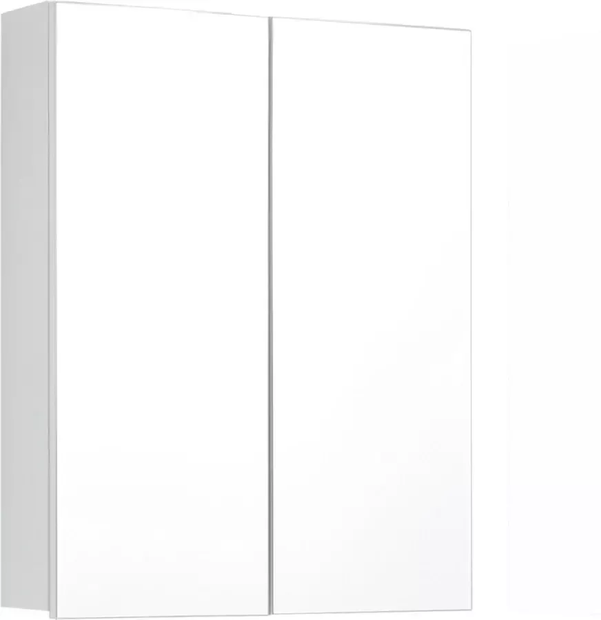 trendteam smart living LineSkin spiegelkast 2 deuren rookzilver spiegelglas