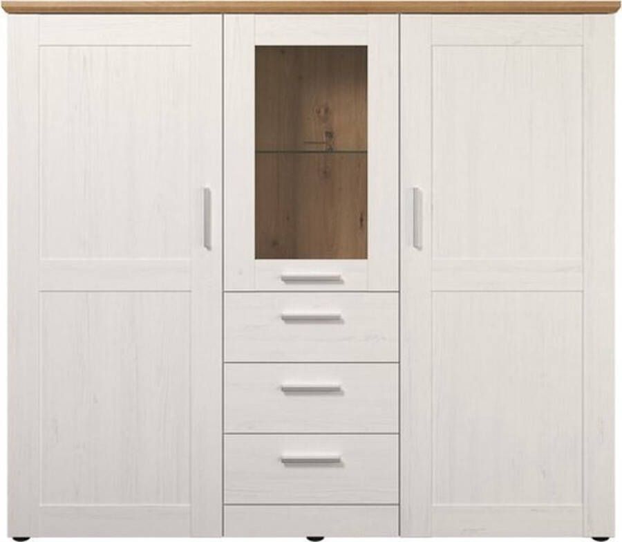 Trendteam smart living Shade Highboard Andersen Pine wit Artisan Oak 159 x 140 x 41 cm - Foto 2