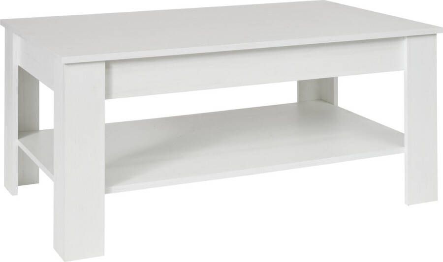 Trendteam smart living Trendteam 110014792-P Universele salontafel hout 110 x 49 x 67 cm 110 x 49 x 67 cm wit - Foto 2