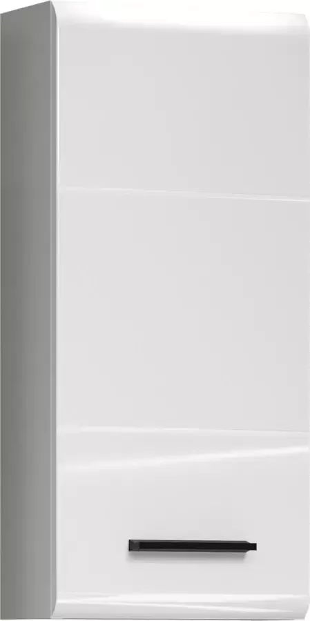 Trendteam smart living Hangkast wandkast hout front: wit hoogglans corpus: wit 35 x 75 x 16 cm