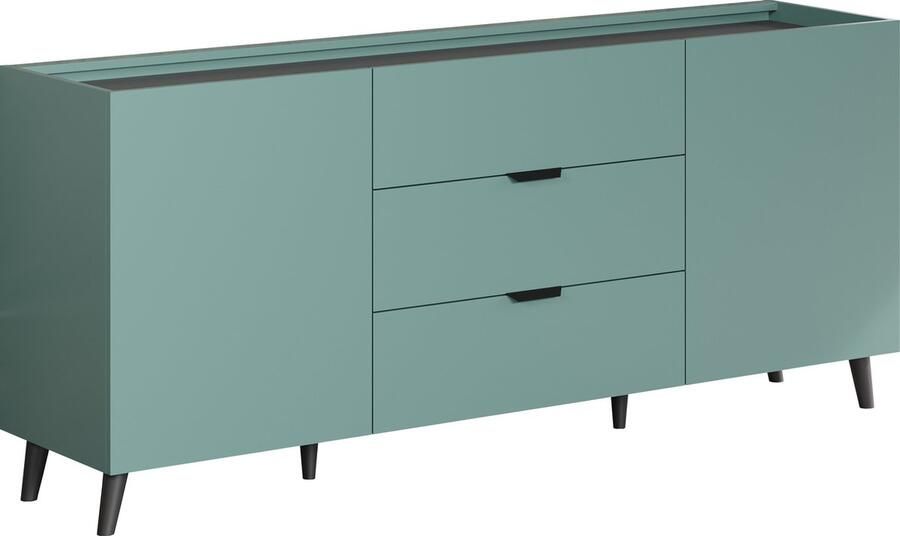 Trendteam Dressoir Turquoise 180x42x82 cm - Foto 2
