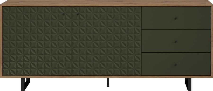 Hioshop Sentra dressoir groen eik decor. - Foto 2