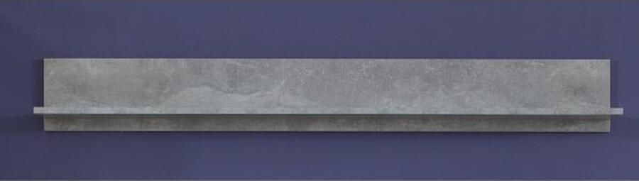 Trendteam EMOB Wandplank Rock 148 x 18 x 19 cm Stone Grey Woonaccessoires outlet Grijs Melamine; MDF Woonaccessoires outlet Op voorraad