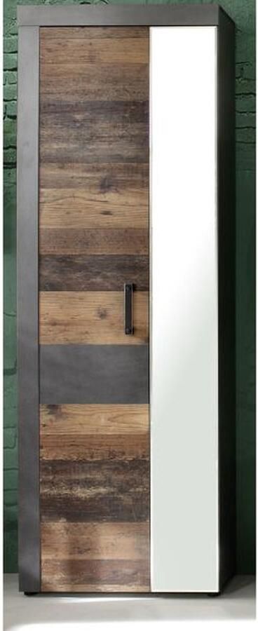 Trendteam Kledingkast Indy 65 x 34 x 192 cm Old Wood-decor