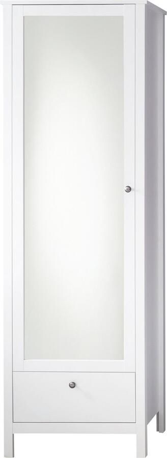 Trendteam Kledingkast Ole 62 x 38 x 192 cm Met spiegel Wit