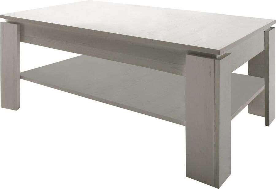 Trendteam Salontafel Wit 110x65x47 cm