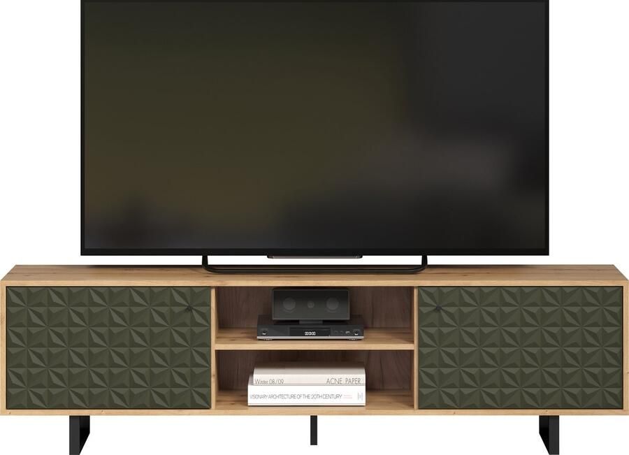 Trendteam tv-meubel Sentra 184 x 40 x 52 cm Artisan Oak - Foto 2