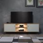 Trendteam TV Meubel tv-meubel Touch x 40 x 56 Artisan Oak 183cm Wit; Bruin - Thumbnail 1
