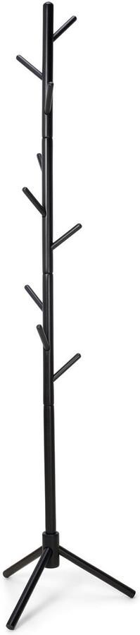 Trendy Meije Kapstok Staande kapstok Hout Kapstok Staand Garderoberek 9 Haken 180 cm Zwart