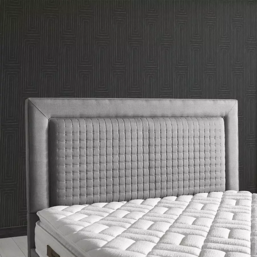 Trendybedding Compleet Boxspring met opbergruimte Viva Grijs 140x200cm