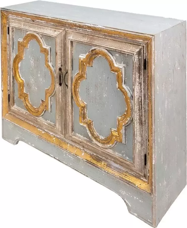 Trendybywave Dressoir 120*38*91 cm Grijs Hout