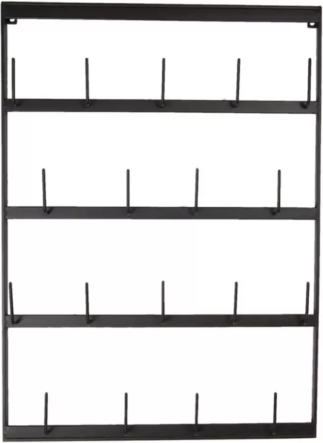 Trendybywave Mokkenrek 49x6x67 cm Bruin Ijzer Rechthoek Mokkenboom Mokkenhouder Mokken Rek