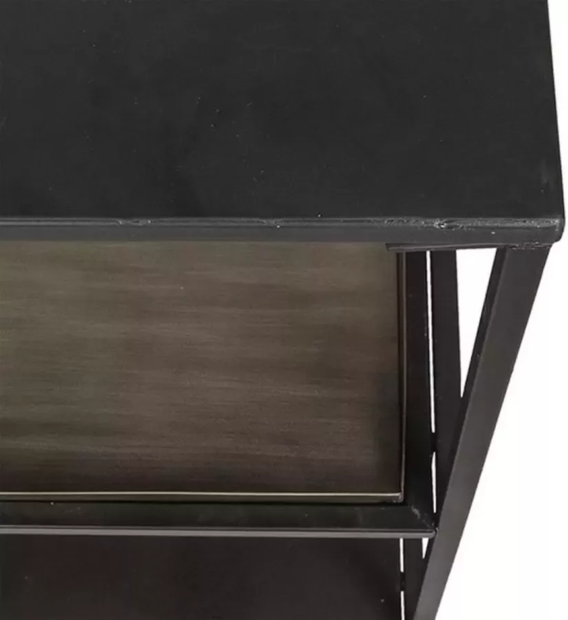 Trendybywave Sidetable 120*36*80 cm Zwart IJzer