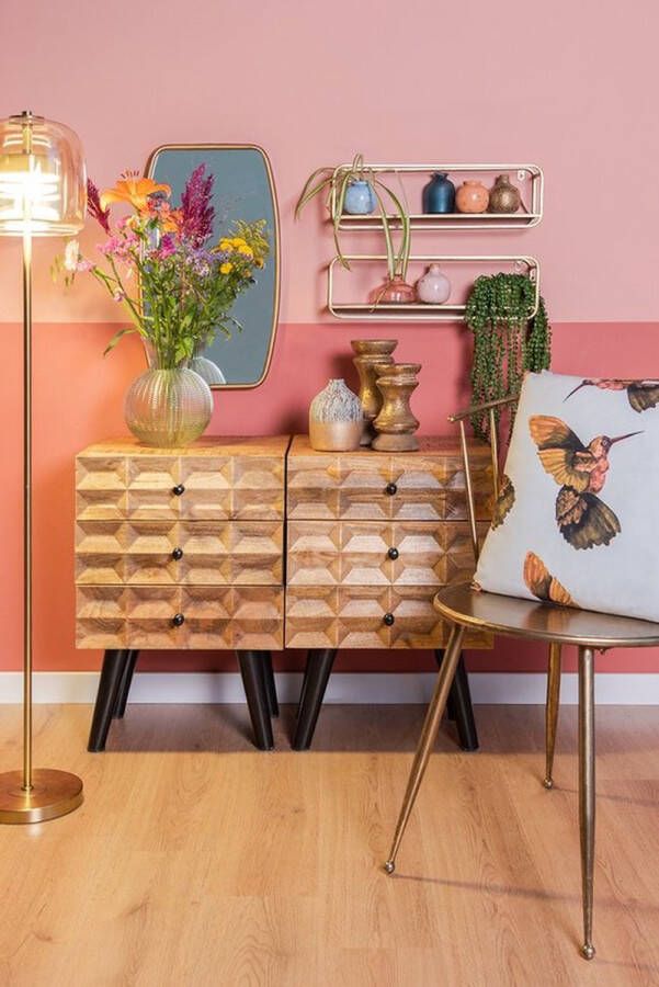 Trendybywave Wandrek 50*11*15 cm Goudkleurig Metaal