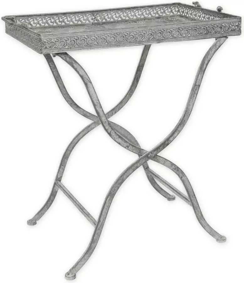 Trendybywave Woondecoratie Ijzeren side table opvouwbaar 62 cm hoog