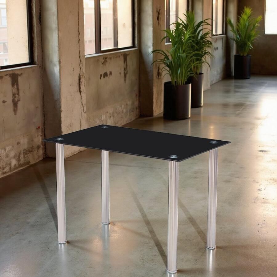 Tribe Industriële Eettafel Massief Mangohout – Houten Keukentafel met Stalen Frame – Duurzaam Handgemaakt & Modern Design –