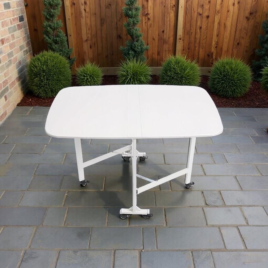 Tribe Inklapbare Eettafel met Wielen – Opvouwbare Keukentafel 120x80 cm – Ruimtebesparende Uitschuifbare Tafel voor Kleine Ruimtes – Modern Design –