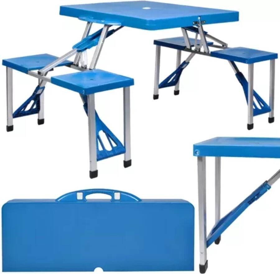 Trizand Campingset met Tafel en Stoelen: Perfect voor Buitenactiviteiten