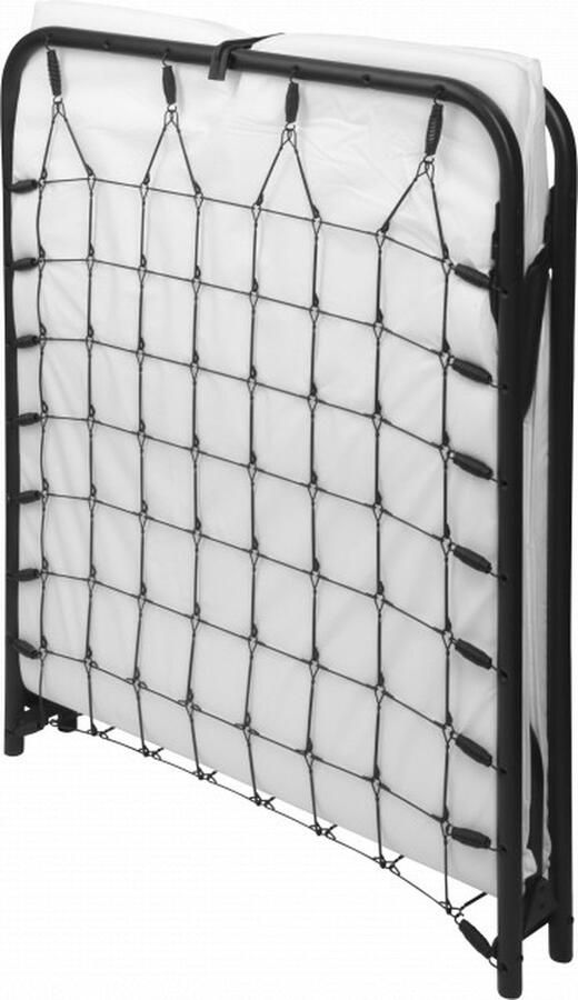 TROONZ Opklapbed Siena Deluxe 80x190 cm – Vouwbed Eenpersoons – Compact Inklapbaar Logeerbed – Gemakkelijk Op te Bergen – Ruimtebesparend Bed – Luxe Slaapoplossing - Foto 4