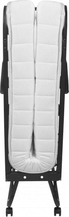 TROONZ Opklapbed Verona 90x210 cm – Vouwbed Logeerbed met Luxe Ergonomisch Matras van 12cm Lattenbodem Incl. Wielen Eenpersoonsbed - Foto 4