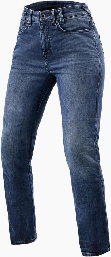 TRUUSK REV'IT! Jeans Victoria 2 Ladies SF Medium Blue Motorcycle Jeans Broek