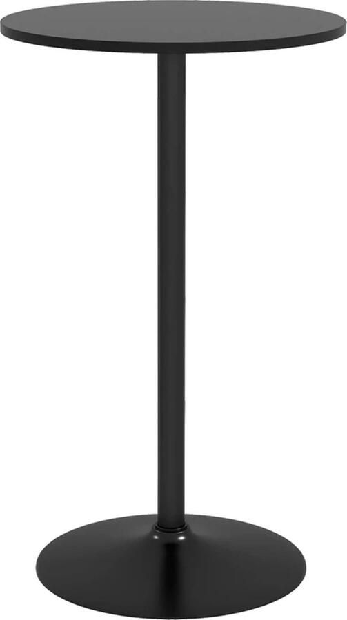 TRUUSK Bartafel Tafel Voor 2 Personen 60 X 60 X 102 Cm Zwart