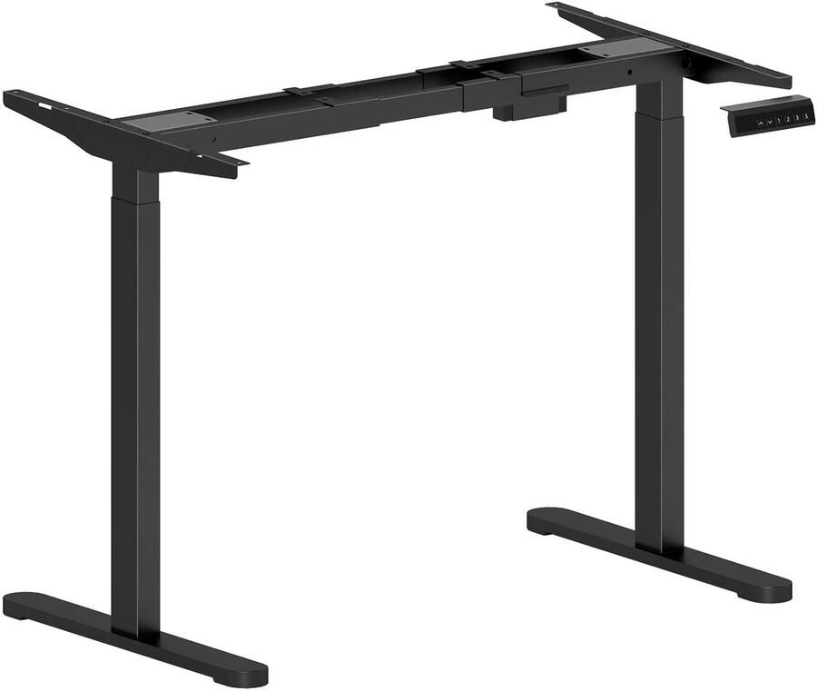 TRUUSK Elektrisch In Hoogte Verstelbaar Bureauframe Met 2 Motoren & 3 Geheugenbediening Minder Geluid Botsingsbescherming