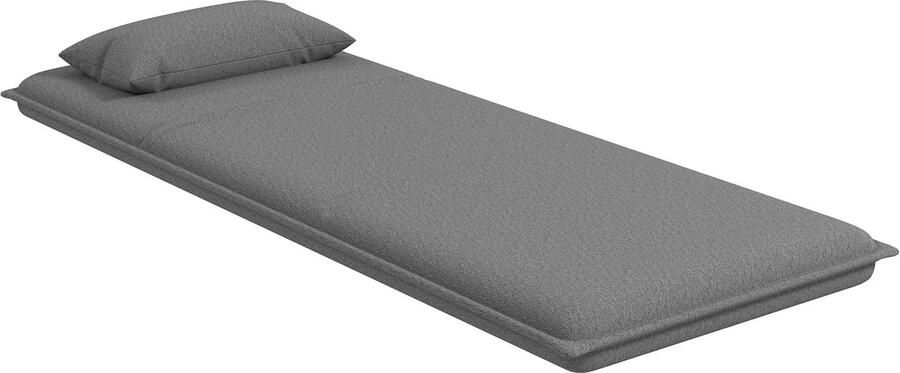 TRUUSK Vloersofa 3-in-1 Opvouwbare Slaapbank Gestoffeerd met Slaapfunctie Tot 150 Kg Voor Slaapkamer en Woonkamer