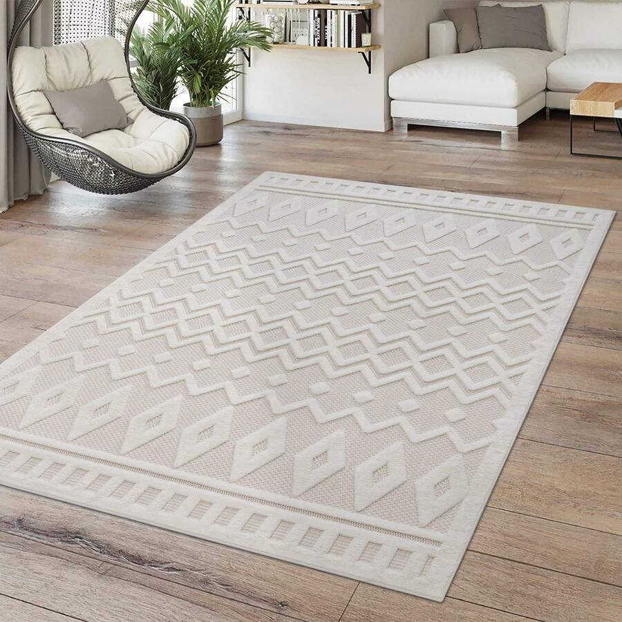 TT Home Binnen- en buitentapijt Eetkamer Weerbestendig Terras Etnisch Scandinavisch design