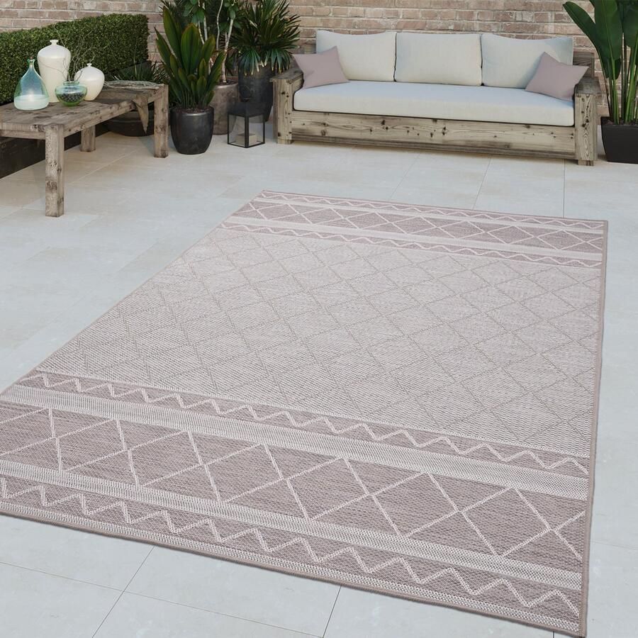 TT Home Binnen- en buitentapijt weerbestendig balkon keuken woonkamer tapijt - Foto 2