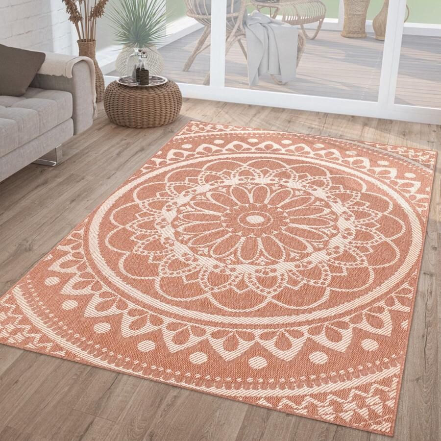 TT Home Binnen- en buitentapijt weerbestendig tuin oosters marokkaans boho-ontwerp