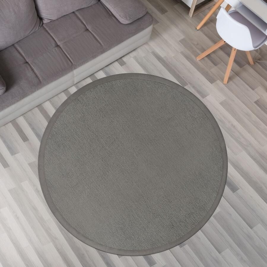 TT Home Kruipmat babykamer tapijt speelmat kinderen effen kleuren antislip pluizig