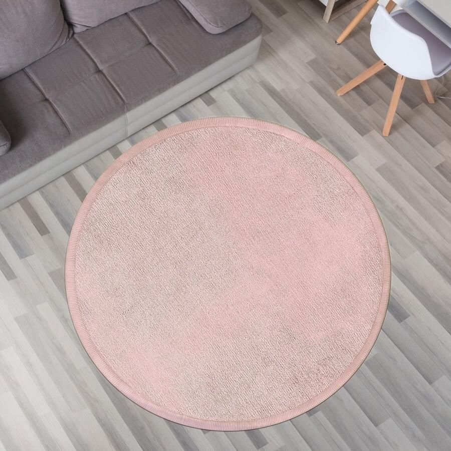 TT Home Kruipmat babykamer tapijt speelmat kinderen effen kleuren antislip pluizig