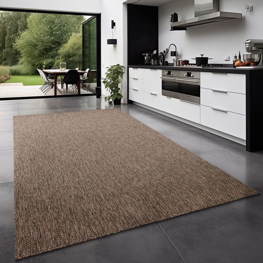 TT Home Tapijt Buiten Woonkamer Eetkamer Balkon Weerbestendig - Foto 3