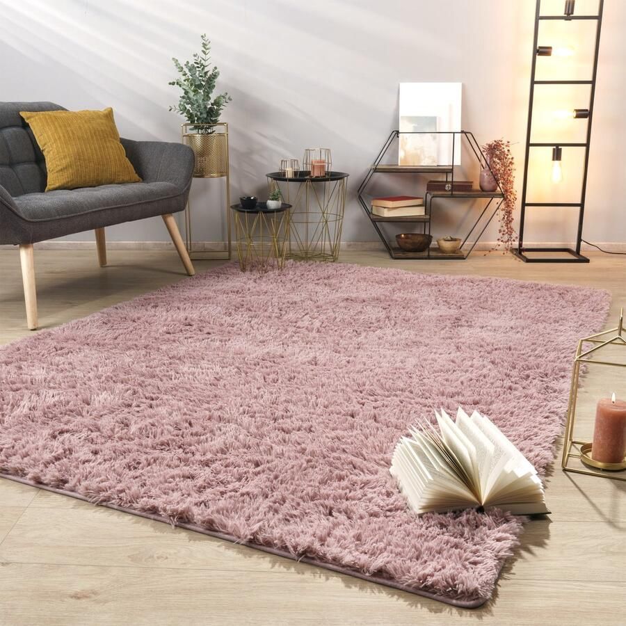 TT Home Tapijt Woonkamer Diepe Pool Lange Pool Zacht Modern Monochroom Design