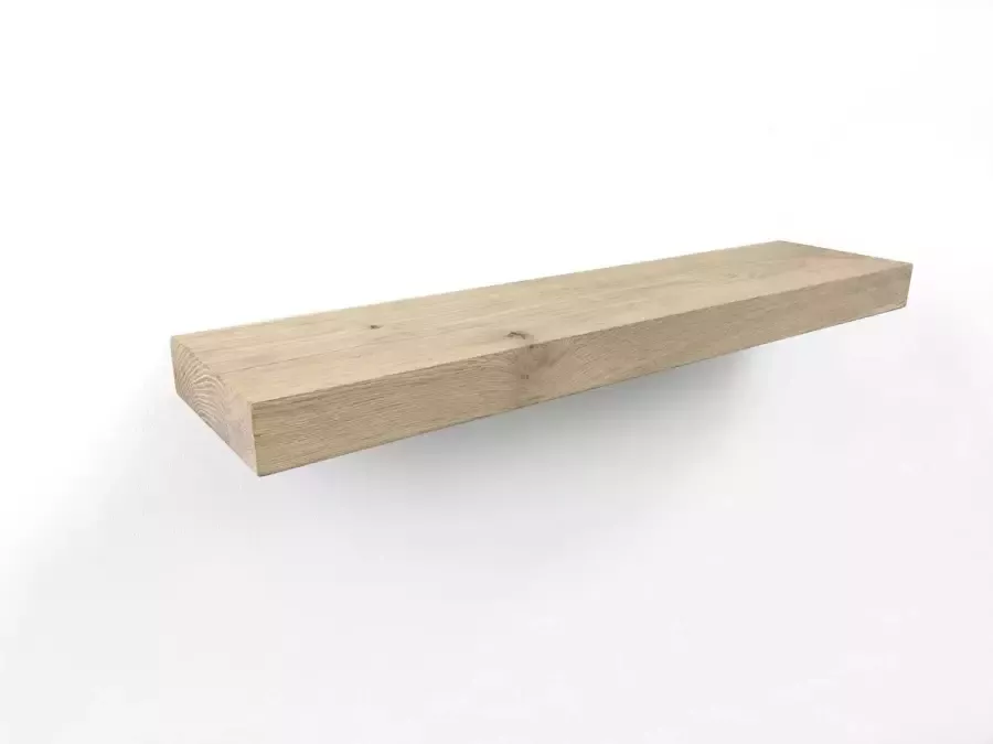 Tuinexpress.nl Fotoplank 30 x 15 cm eikenhout recht Fotoplank hout Zwevende wandplank hout Boomstam plank Muurplank zwevend