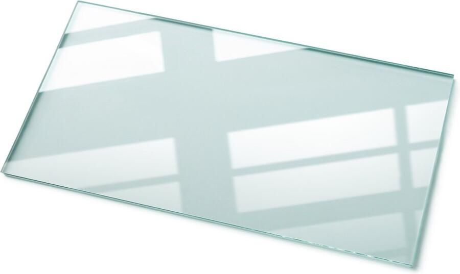 TULUP Tafelblad Glas Glazen Plaat 120 cm x 60 cm Transparante Glasplaat Rechthoekig Tafelblad Glas Gehard Glazen Tafelblad Voor de Eettafel in de Eetkamer Glasplaat Tafel