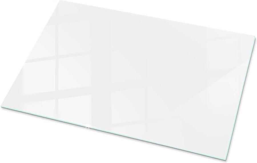 TULUP Tafelblad Glas Kleur Wit Glad Glazen Tafelblad 100 cm x 70 cm Wit Glazen Plaat Rechthoekig Tafelblad Glas Glazen Tafelblad voor Tuin of Terrastafels Veiligheidsglas