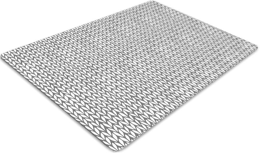 TULUP Vloerbeschermer Locatie In Visgraat Vloerbeschermer Bureaustoel 140 x 100 cm Wit Bureaustoel Vloerbeschermer Mótif Bureaustoelmat Vloerbeschermer Harde Vloer Stoel Mat Kantoordecoraties